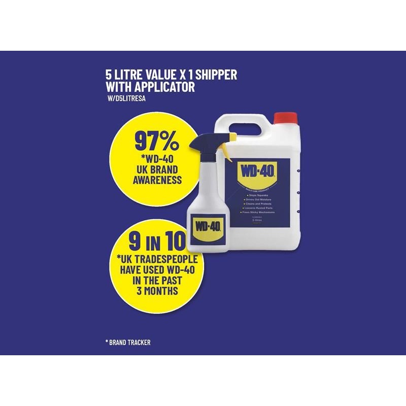 WD-40 Multi-Use Product & Spray Bottle 5 litre