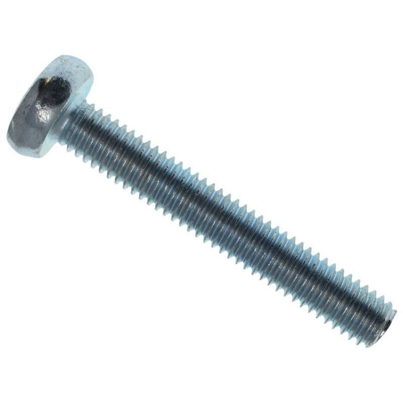 METALMATE Machine Screw Pozi Compatible Pan Head ZP M6 x 40mm Box 25