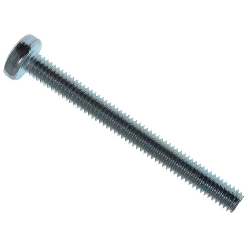 METALMATE Machine Screw Pozi Compatible Pan Head ZP M4 x 40mm Box 25