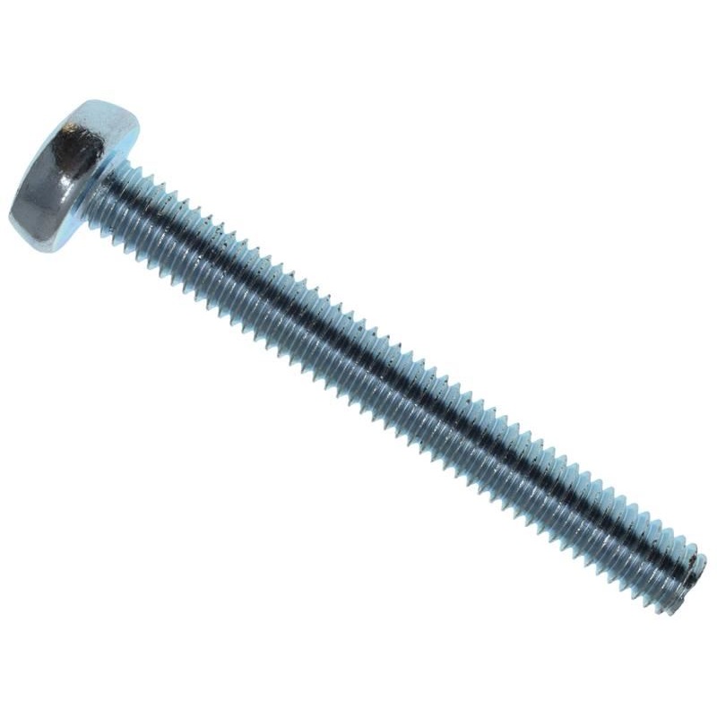 METALMATE Machine Screw Pozi Compatible Pan Head ZP M6 x 50mm Box 25