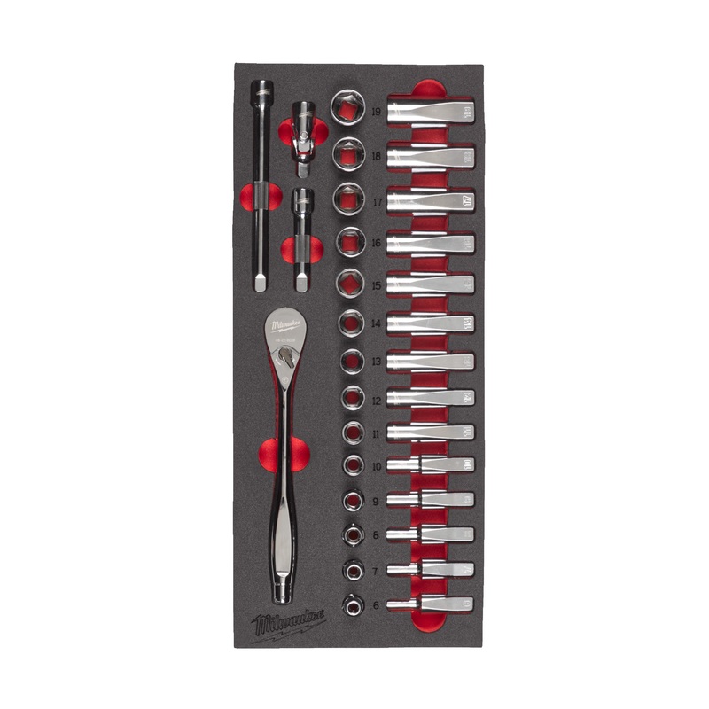 3/8 Ratchet and Socket Set Foam Insert
