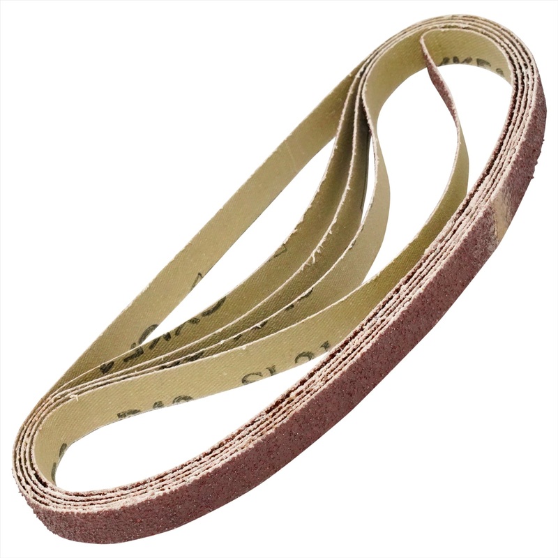 5Pcs Sanding Belts Sheets Sandpaper 457mm x 13mm 120 Grit Coarse for Belt Sander