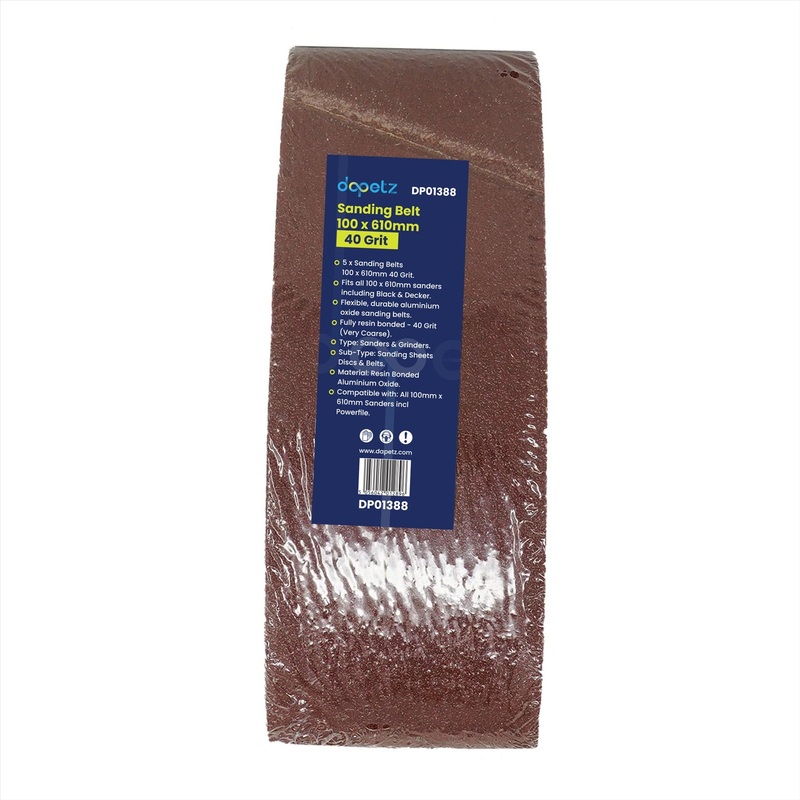 Coarse Sander Sanding Belts Brand New 5 X 100 X 610mm 40 Grit