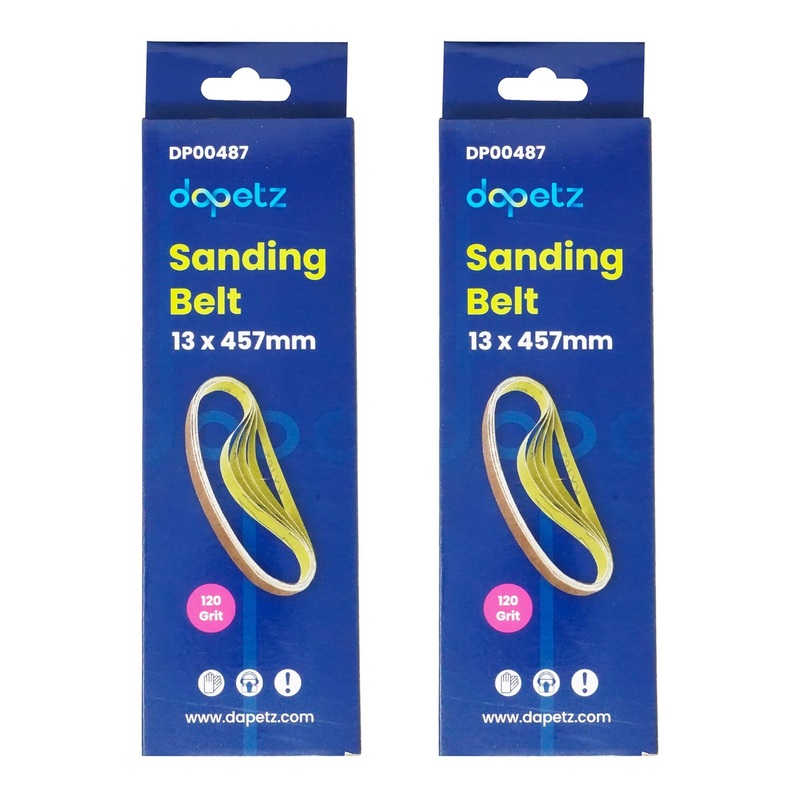 10Pcs Sanding Sander Belts 457mm x 13mm 120 Grit for Belt Sander By Dapetz