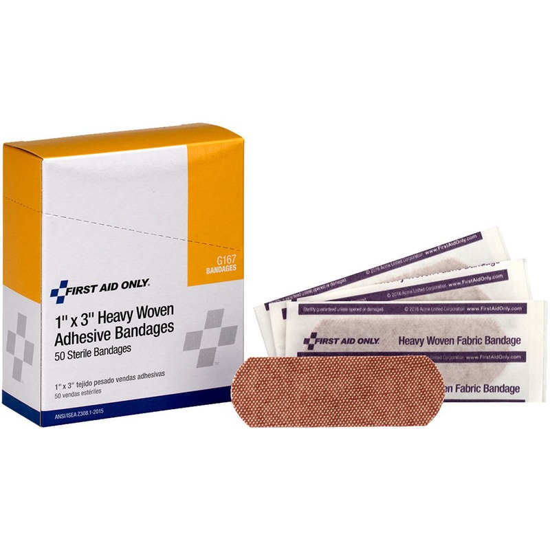 1x3 Heavy Woven Fabric Bandages