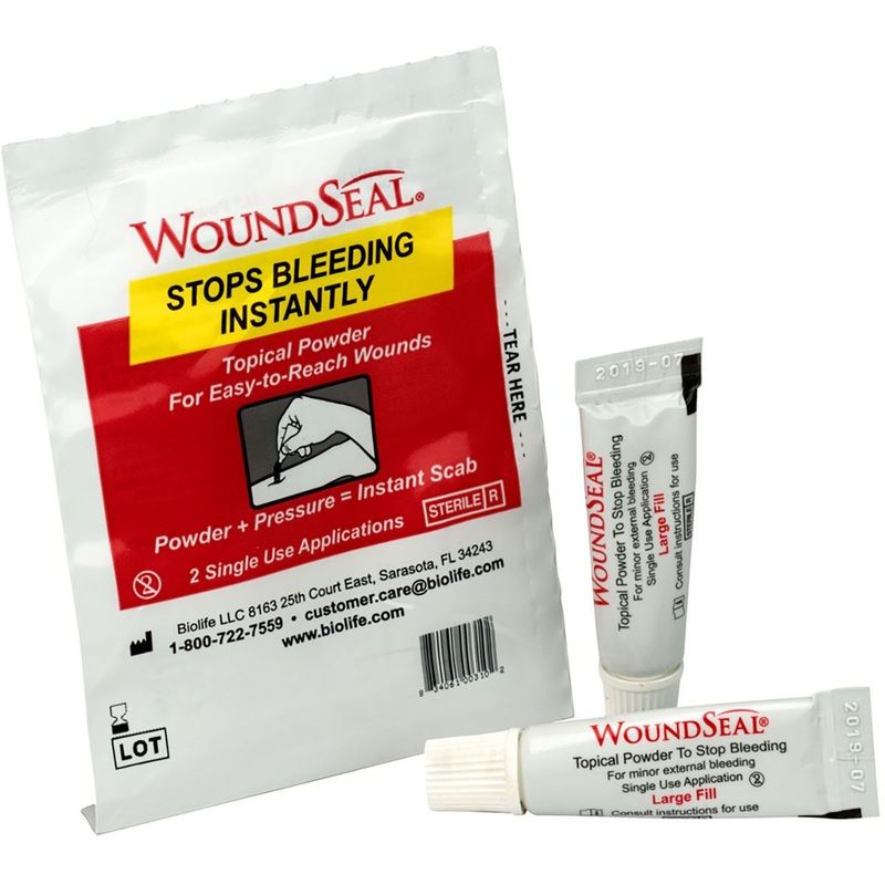 Wound Seal Blood Clot Powder, Pour Packs