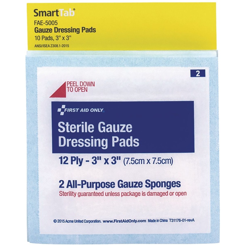 SmartCompliance Refill 3x3 Sterile Gauze Pads