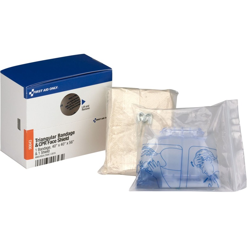 SmartCompliance Refill Triangular Bandage & CPR Face Shield