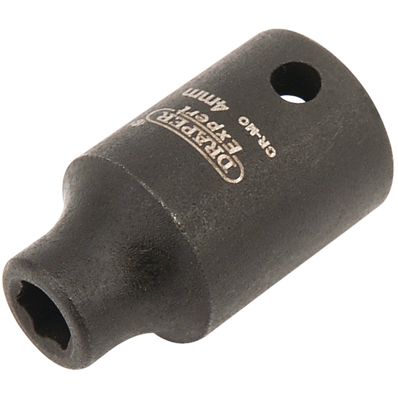 Draper Expert HI-TORQ 6 Point Impact Socket, 1/4 Sq. Dr., 4mm
