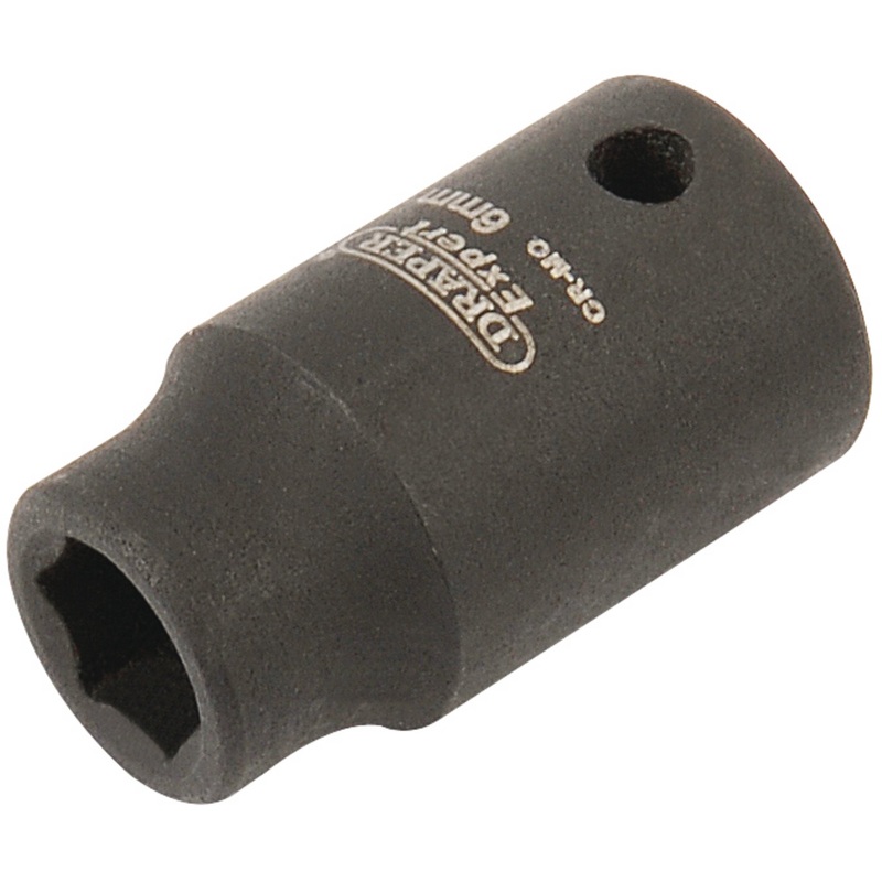 Draper Expert HI-TORQ 6 Point Impact Socket, 1/4 Sq. Dr., 6mm