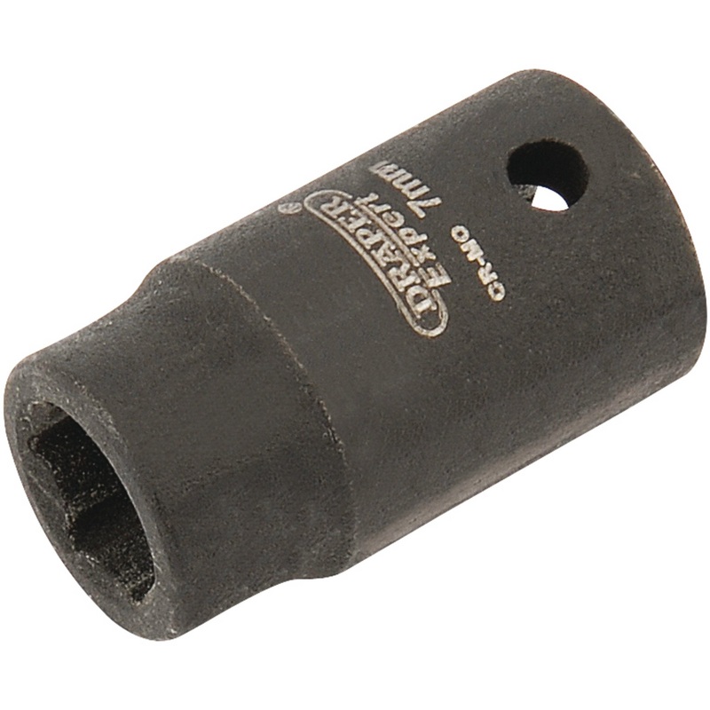 Draper Expert HI-TORQ 6 Point Impact Socket, 1/4 Sq. Dr., 7mm