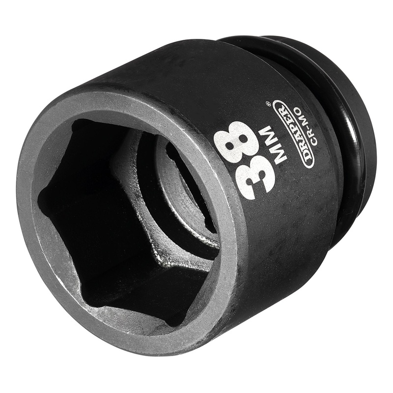 Draper Expert HI-TORQ 6 Point Impact Socket, 3/4 Sq. Dr., 38mm