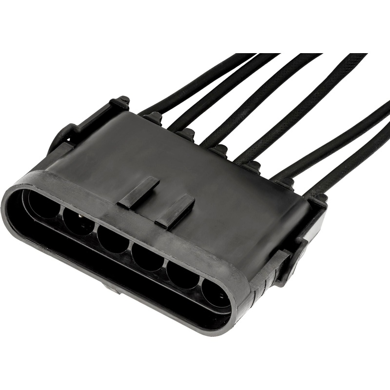 Weather-P 6-Way Shroud Harness Connector