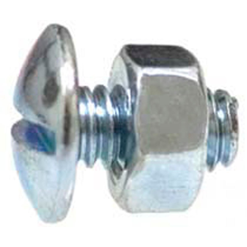 1/4-20 X 1/2 Slotted Truss Head. Zinc M/S
