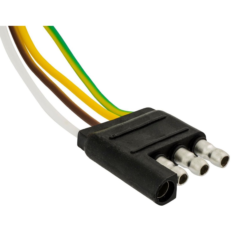 4-Way Harness Plug Receptacle Male 18Ga