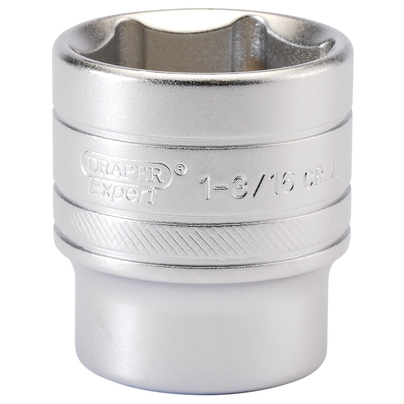 6 Point Imperial Socket, 1/2 Sq. Dr., 1.3/16