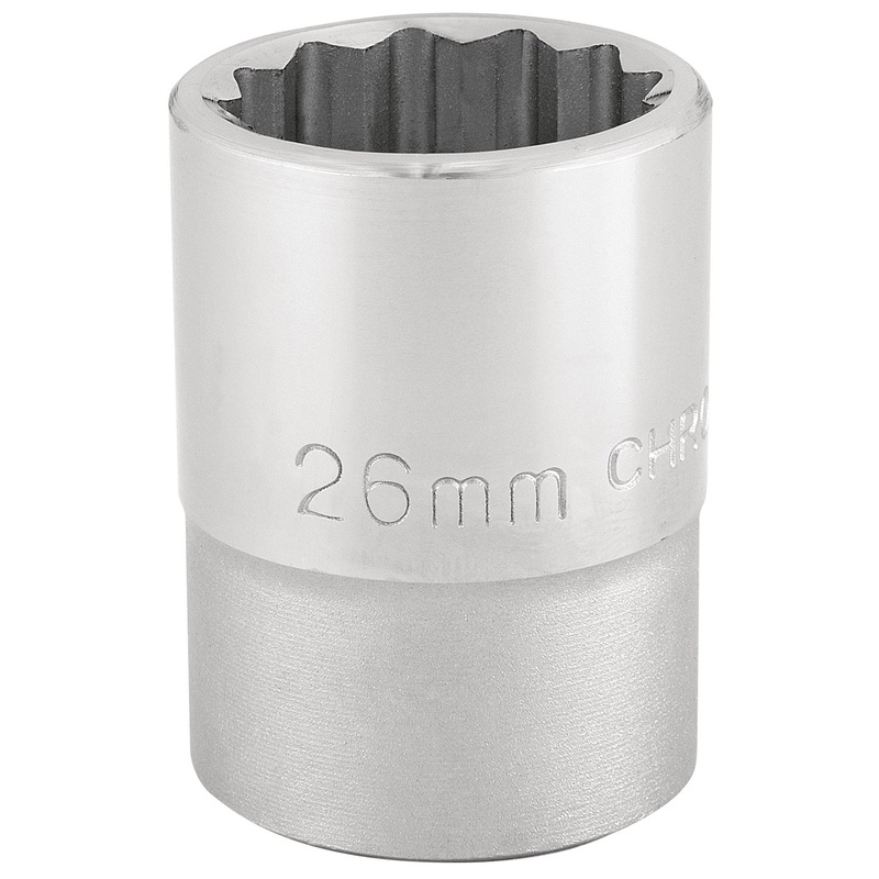 12 Point Socket, 3/4 Sq. Dr., 26mm