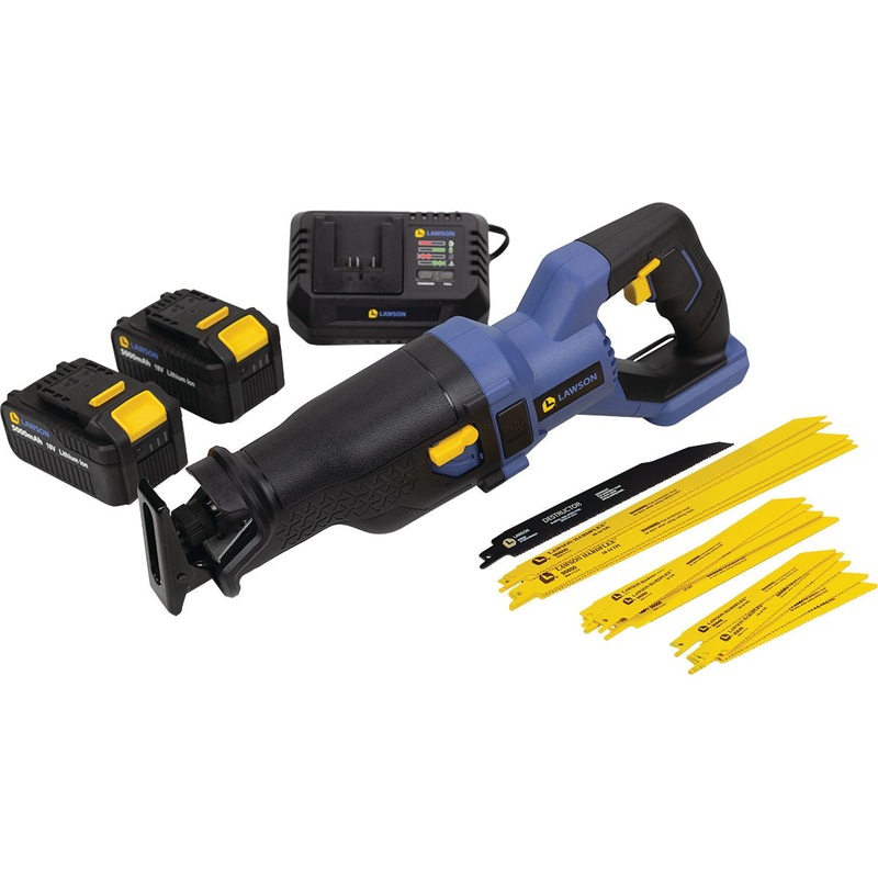 18V Reciprocating Saw with Recip Blades