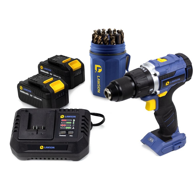 18V 1/2 Drill Driver with Drill Bits