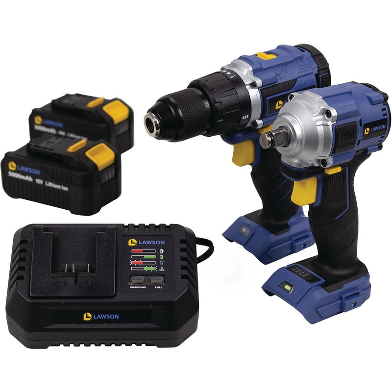 18V 2-Tool Drill & Fastening Tool Kit