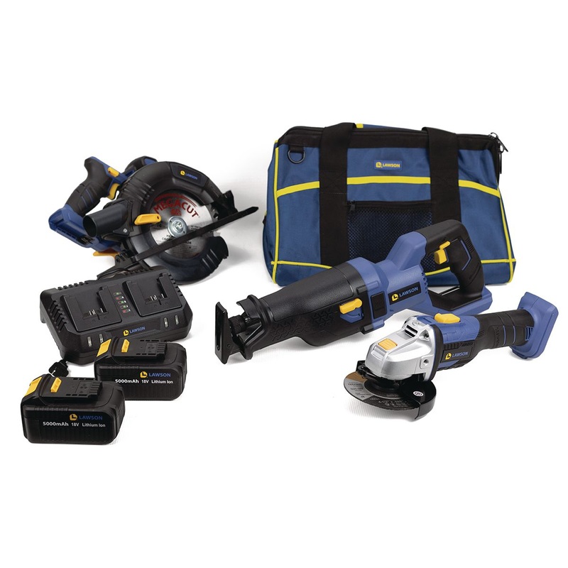 18V 3-Tool Cutting & Grinding Tool Kit