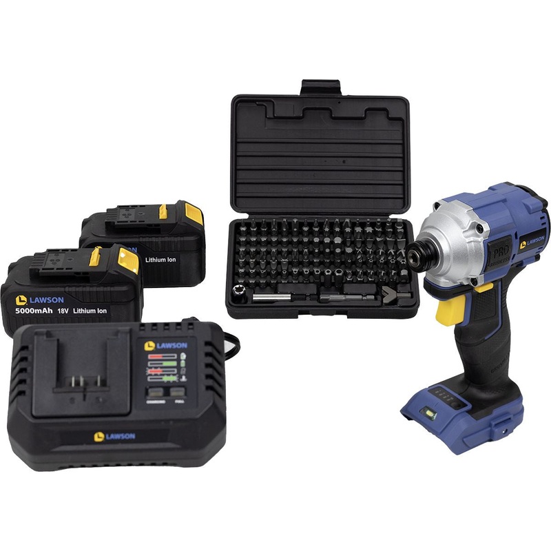 18V Impact Driver with Insert Bits