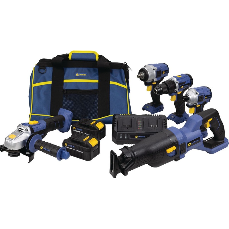 18V Large Multiple Tool Shop Kit-5 Tools