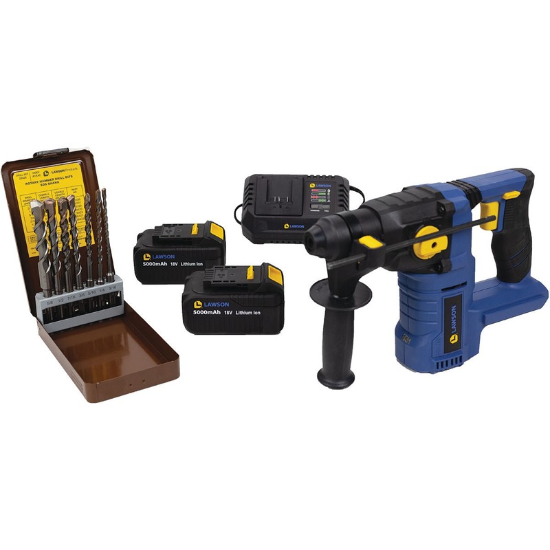 18V Rotary Hammer Drill Motor with SDS Drill Bits