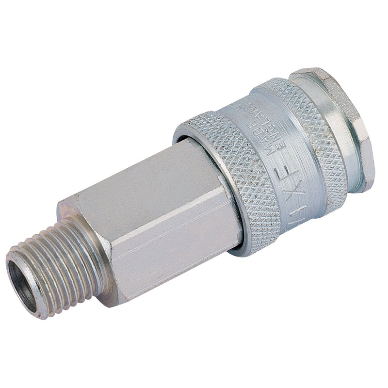 1/4 BSP Parallel Euro Coupling Male Thread (Sold Loose)