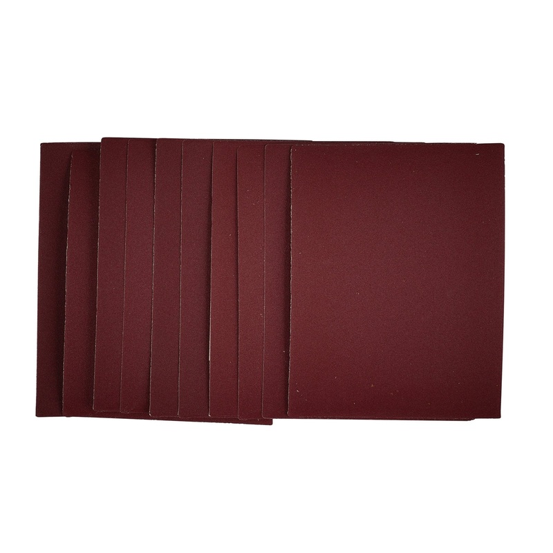 1/4 Sanding Sheets, 115 x 150mm, 240 Grit (Pack of 10)