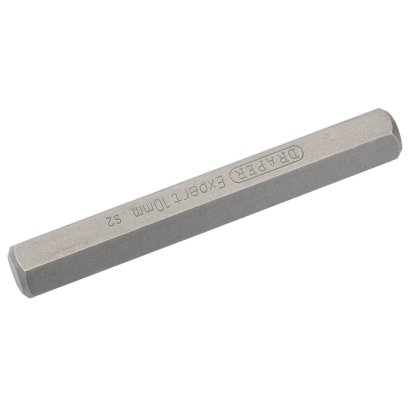 10mm x 75mm Hexagonal 10mm Insert Bit for Mechanics Bit Sets