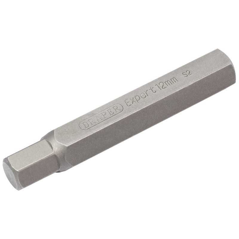 12mm x 75mm Hexagonal 10mm Insert Bit for Mechanics Bit Sets