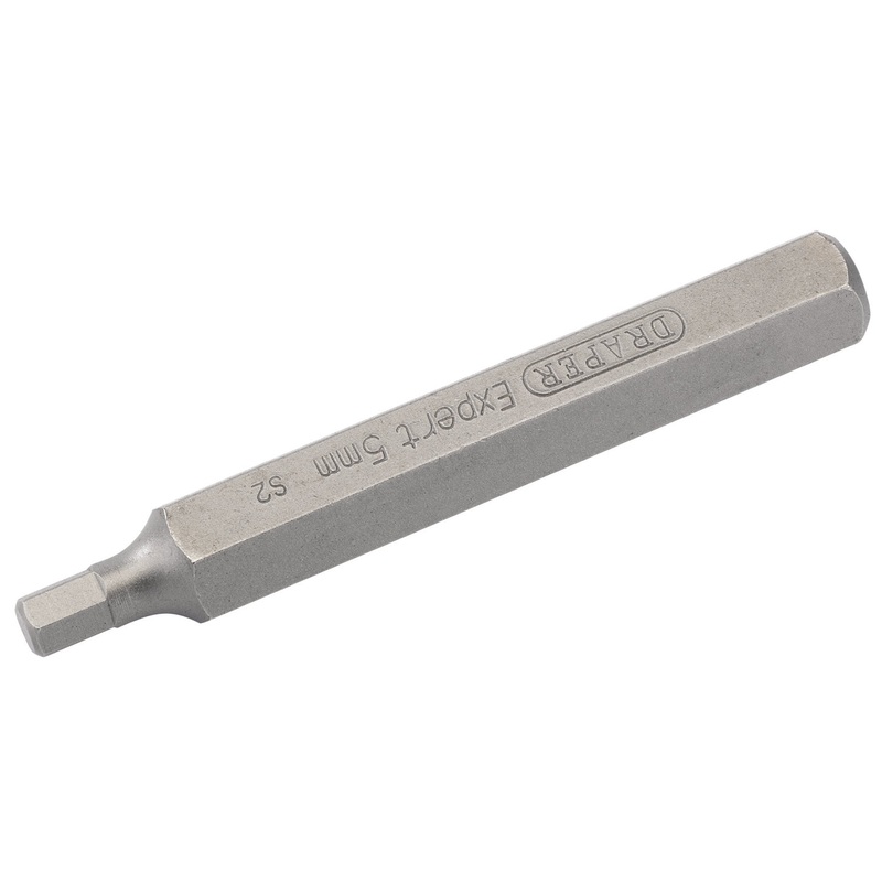 5mm x 75mm Hexagonal 10mm Insert Bit for Mechanics Bit Sets