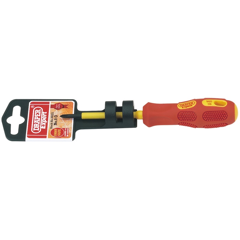 VDE Approved Fully Insulated Cross Slot Screwdriver, No.0 x 60mm