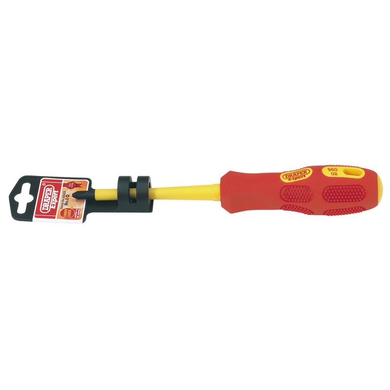 VDE Approved Fully Insulated Cross Slot Screwdriver, No.2 x 100mm